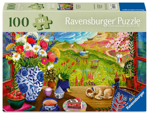 Ravensburger - 12001732 | Seaside Window View 100 XL PC Puzzle