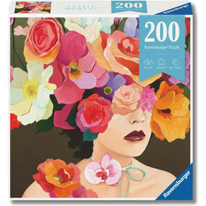 Ravensburger - 12001778 | Puzzle Moments: Flower Heads Rose - 200 PC Puzzle