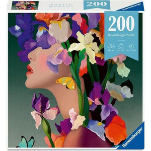 Ravensburger - 12001781 | Puzzle Moments: Flower Heads Iris - 200 PC Puzzle