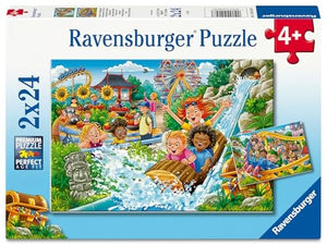 Ravensburger - 12004258 | Amusement Park 2x24 PC PZ