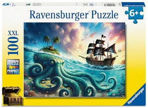 Ravensburger - 12004263 | Pirate Treasure 100 PC PZ