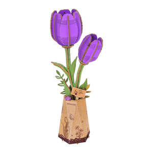 Robotime - TW083 | Purple Tulip
