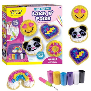 Creativity for Kids - 6590000 | Make Your Own Latch N Patch Fuzzy Stickers Kit