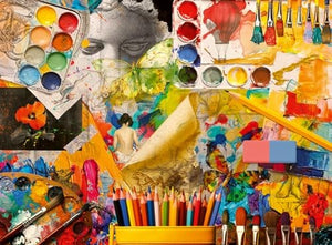 Ravensburger - 12001845 | Art Studio 500 Piece Puzzle