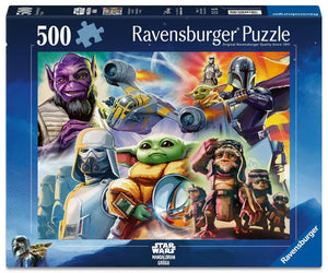 Ravensburger - 12001811 | Star Wars: The Mandalorian and Grogu - 500 Piece Puzzle