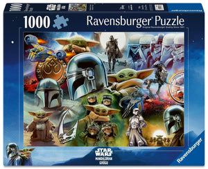 Ravensburger - 12001830 | Star Wars: The Mandalorian and Grogu - 1000 Piece Puzzle