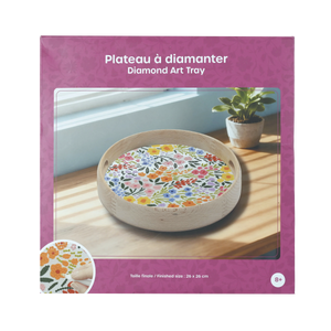 PBI - 201738 | Diamond Art DIY Tray - Flowers