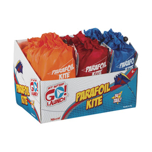 Toysmith - TS-1997 | GO! Launch Parafoil Kite (Assorted, One Per Purchase)