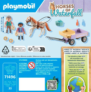 Playmobil - 71496 | Horses of Waterfall: Pony Carriage 