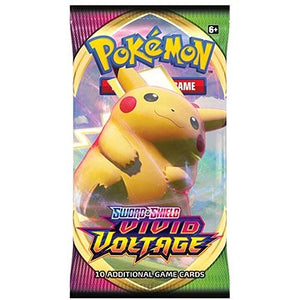 Pokemon Co. - 80749 | Pokemon Sword & Shgield 4 Vivid Voltage Booster Pack