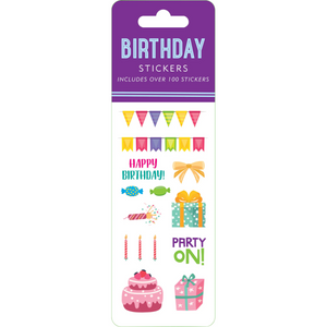 Peter Pauper Press - 340627 | Sticker Set Birthday