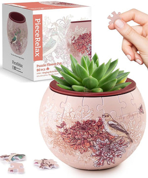 3D Puzzle Planter K1100 - Singing Birds and Flowers