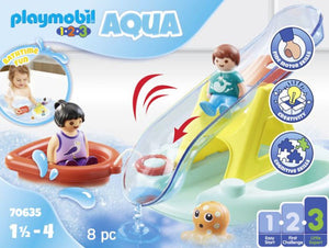 Playmobil - 70635 | 1-2-3 Aqua: Water Seasaw With Boat