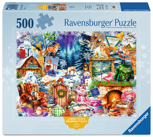 Ravensburger - 12002036 | Winter Frost 500 PC Puzzle