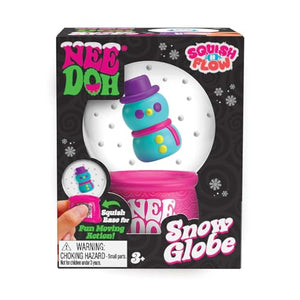 Schylling - SQMSG25 | Nee Doh - Squishmas Squish n' Flow Snow Globe (Assorted - One Per Purchase)