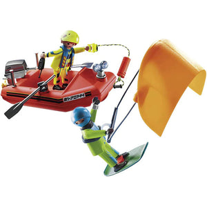 Playmobil - 70144 | City Action: Kitesurfer Rescue with Speedboat