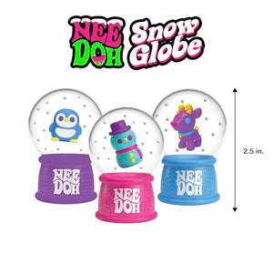 Schylling - SQMSG25 | Nee Doh - Squishmas Squish n' Flow Snow Globe (Assorted - One Per Purchase)