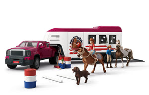 Schleich - 42705 | Horse Club: Lakeside Truck and Trailer