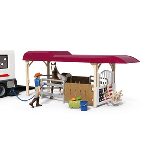 Schleich - 42705 | Horse Club: Lakeside Truck and Trailer