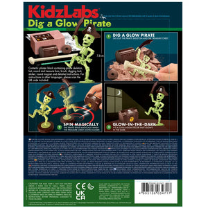 4M - P3471 | KidzLabs - Dig a Glow Pirate, Unearth a Pirate Skeleton