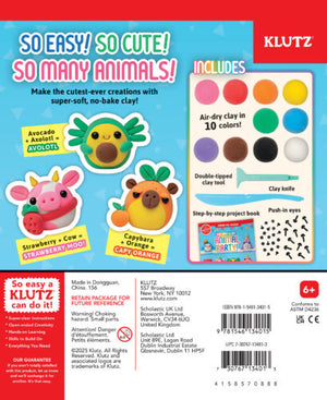 Klutz - 13401 | Air-Dry Clay Animal Party!