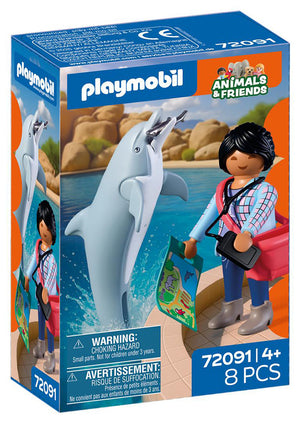 Playmobil - 72091 | Animals & Friends - Dolphin & Visitor