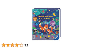 Ravensburger - 13095000 | Search and Shine In The Night - Infant Sensory Book