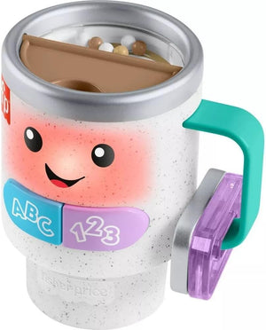 Fisher Price - HWY43 | Laugh & Learn - Wake Up & Learn Coffee Mug Baby Musical Toy