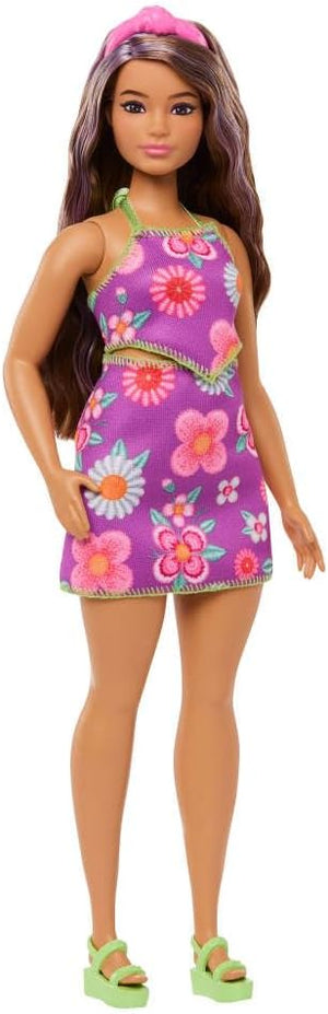 Barbie - JJN57 | Barbie Fashionistas Fashion Doll - #244 Floral Halter Dress