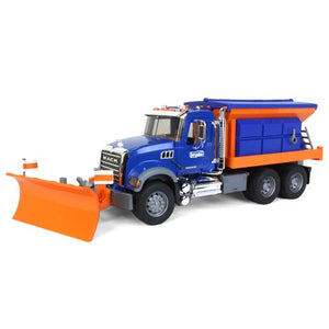 Bruder - 02816 | Construction: MACK Granite Truck With Low Loader & JCB 4CX Backhoe Loader