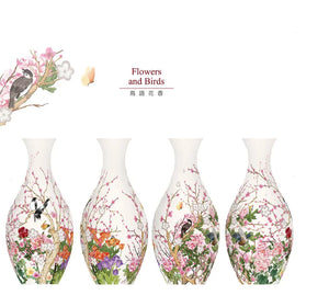 Flowers and Birds - Puzzle Vase 160PC