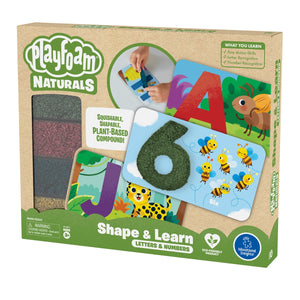 Educational Insights - EI2271 | Playfoam Naturals Shape & Learn - Letters & Numbers