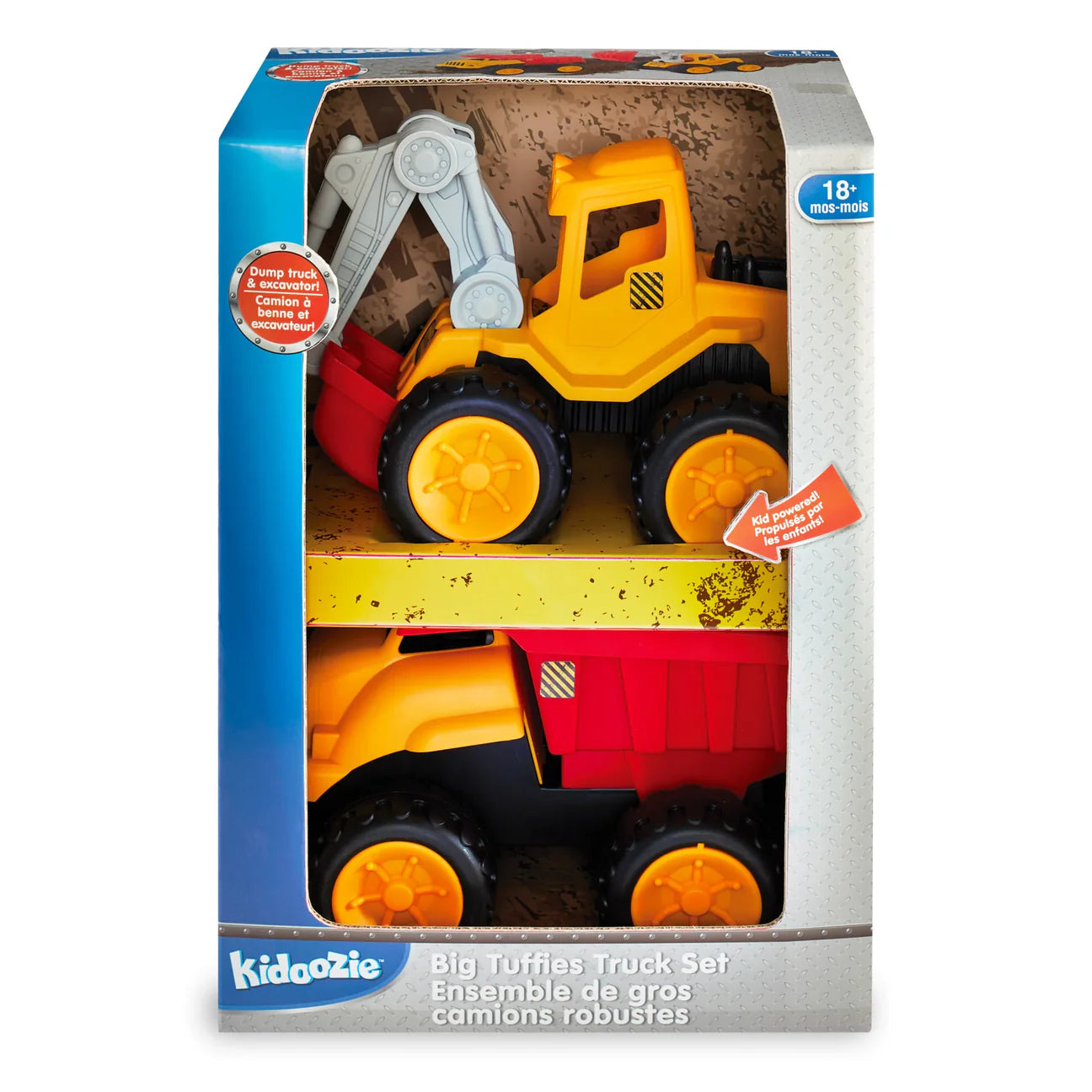 Kidoozie - G02767 | Big Tuffies Truck Set – Castle Toys
