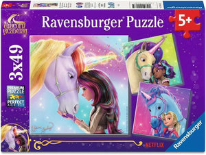 Ravensburger - 12004163 | Unicorn Academy 3x49 PC PZ