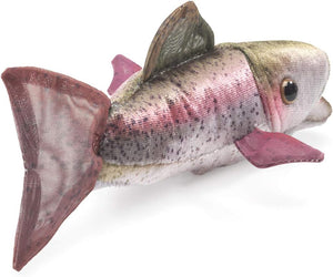 Folkmanis Puppets - 2788 | Mini Rainbow Trout Finger Puppet
