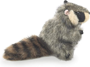 Folkmanis Puppets - 2646 | Mini Racoon Finger Puppet