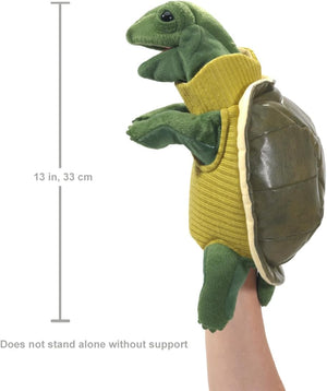 Folkmanis Puppets - 2881 | Turtleneck Turtle Puppet