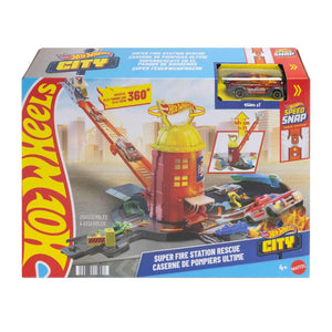 Hot Wheels - ML-JHL95 | Hot Wheels City Super Fire Station Rescue Playset