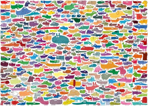 Ravensburger - 12001837 | 387 Dogs and One Cat - 300 Piece Puzzle