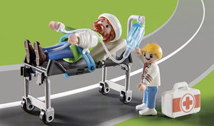 Playmobil - 70916 | Duck On Call: Ambulance Emergency Vehicle