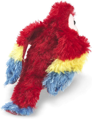 Folkmanis Puppets - 2723 | Mini Scarlet Macaw Finger Puppet