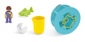 Playmobil - 71688 | Junior Aqua - Water Wheel with Baby