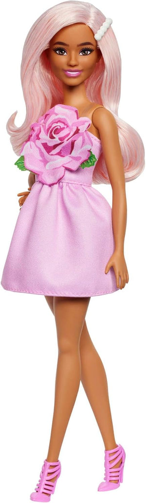 Barbie - HYT94 | Barbie Fashionistas Fashion Doll - #238 Strapless Rose Dress