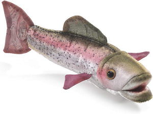 Folkmanis Puppets - 2788 | Mini Rainbow Trout Finger Puppet