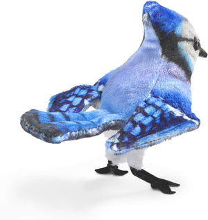 Folkmanis Puppets - 2785 | Mini Blue Jay Finger Puppet