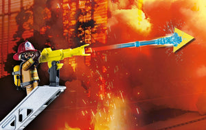Playmobil - 71233 | City Action: Fire Truck with Flashing Lights