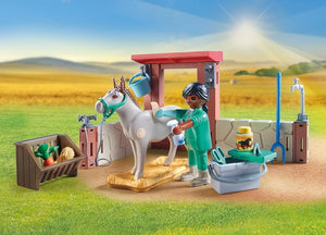 Playmobil - 71471 | Country: Farmyard Vet Starter Pack