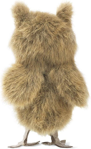 Folkmanis Puppets - 2752 | Mini Great Horned Owl Finger Puppet