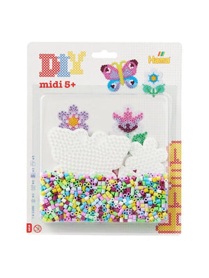 Hama Beads - 4216 | Large Bead Kit Blister Pack - Butterfly & Flower