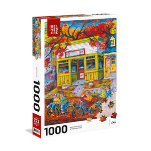 Pierre Belvedere - 670817 | Lise Labbé: The Bicycle Ride - 1000 Piece Puzzle
